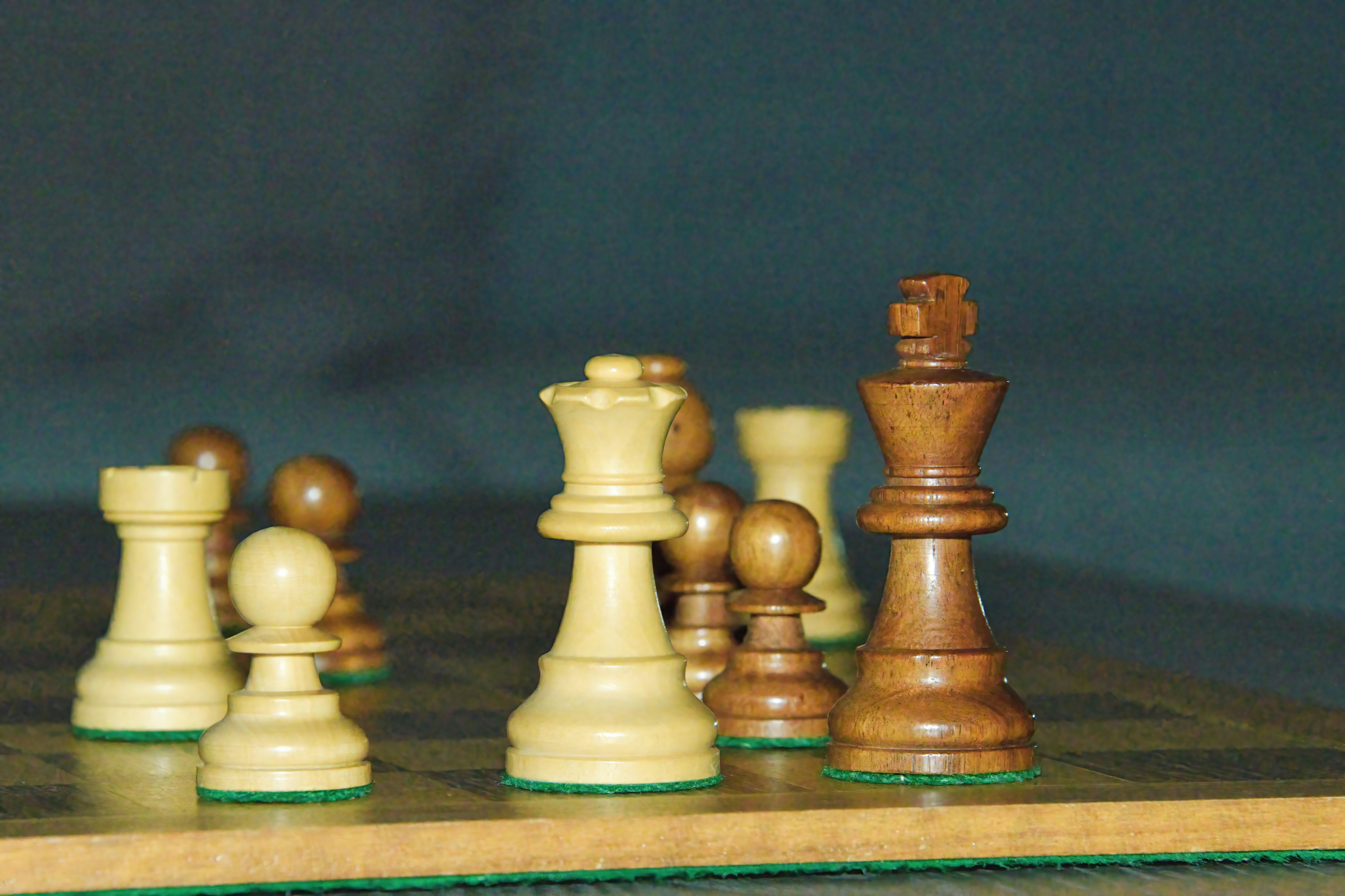 White wins via a queen sacrifice.